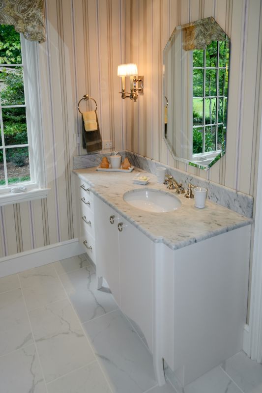 Vanity with Marble Countertop